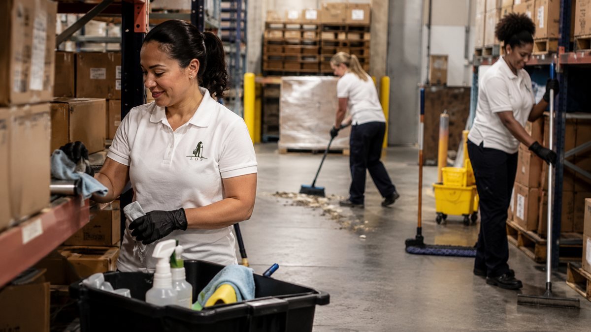 Warehouse cleaning